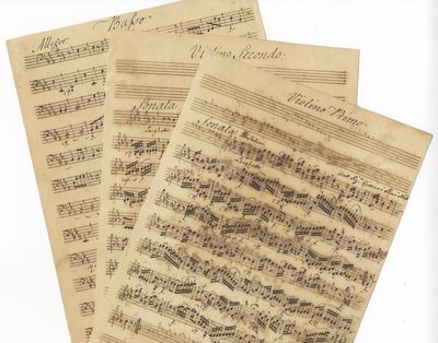 Sonata [for string trio]. [Copyist manuscript]