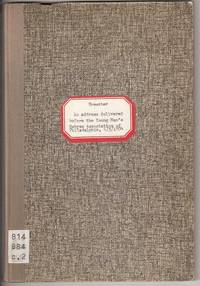 BACA: AN ADDRESS DELIVERED BEFORE THE YOUNG MEN'S HEBREW ASSOCIATION OF PHILADELPHIA, APRIL...