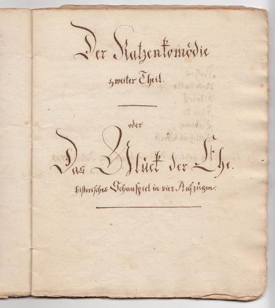 [MANUSCRIPT - UNPUBLISHED GERMAN...; (photo 3)