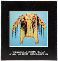 Pre-Columbian and American Indian Art. Friday, March 3rd, 1978