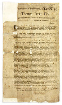 Commonwealth of Massachusetts, (Tax No 3), Thomas Ivers, Esq...