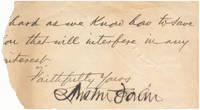 cover of Letter Signed (closing portion)