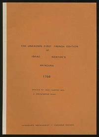 The Unknown First French Edition of Isaac Newton's Prinipia 1756