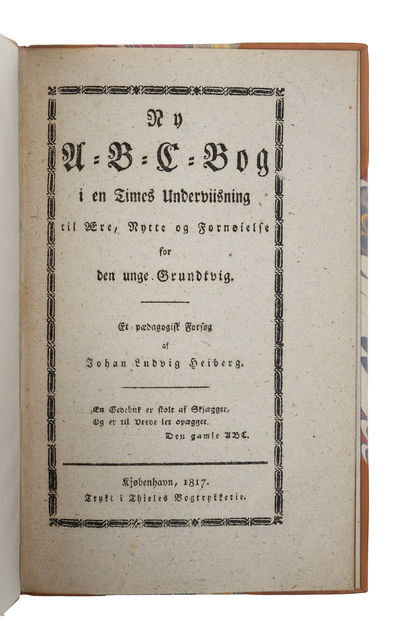 Ny A-B-C-Bog i en Times Underviisning til Ære, Nytte og Fornøielse for den unge Grundtvig. Et pædagogisk Forsøg. (photo 4)
