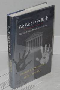 image of We won't go back; making the case for affirmative action