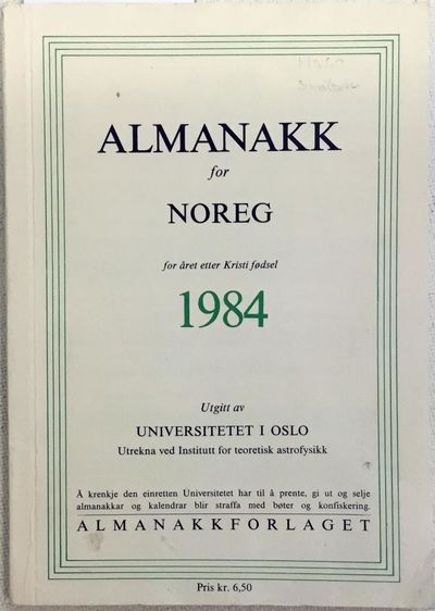 For året etter Kristi Fødsel 1984. Utrekna ved…