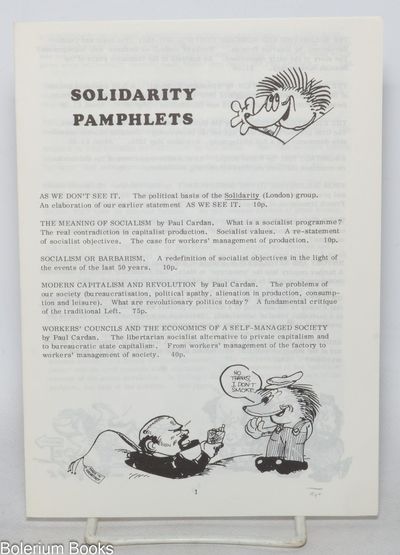 Solidarity Pamphlets
