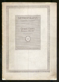 Program for The Canterbury Pilgrims For The First Time Anywhere: Metropolitan Opera House Grand Opera Season 1916-1917