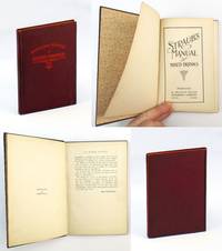 Straub's Manual of Mixed Drinks - A Complete Manual Of Mixed Drinks For  All Occasions
