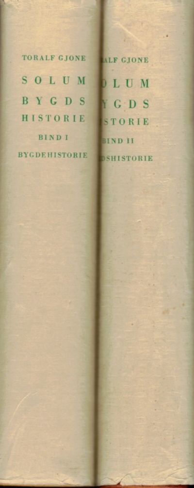 Solum bygds historie. I-II.