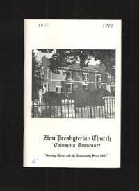 cover of Zion Presbyterian Church, Columbia, Tennessee 1807-1988
