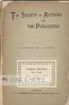 SOCIETY OF AUTHORS AND PUBLISHERS, A COMPARISON AND A CONTRAST