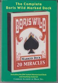 The Complete Boris Wild Marked Deck. Including the BW Instant Memorized Deck and Marking Material.