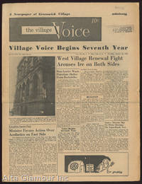 THE VILLAGE VOICE; A Newspaper of Greenwich Village