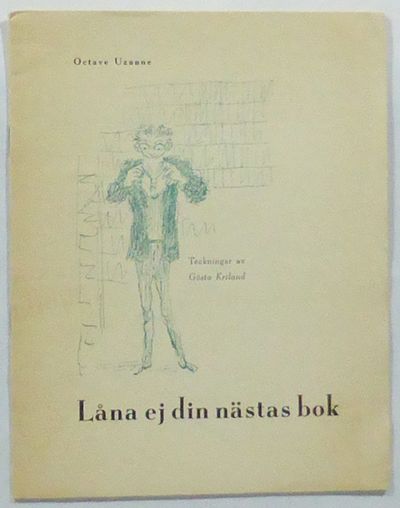 Låna ej din nästas bok. Teckningar av Gösta…