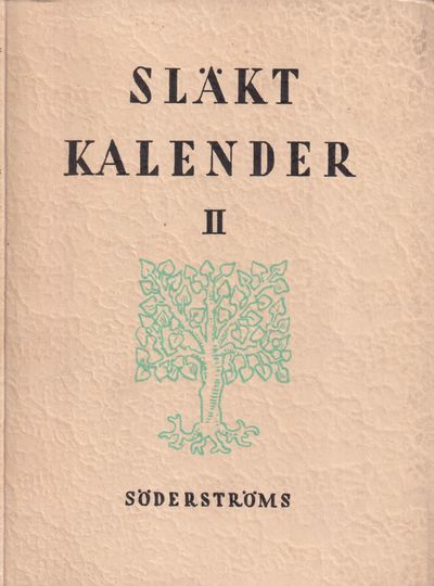 Släktkalender [II]. Utgiven av P. Er. Gadd [gm]…