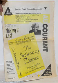 image of Au Courant: Lesbian, Gay & Bisexual Newsweekly; vol. 14, #47, September 24-30, 1996: Betty Berzon - the Intimacy Dance