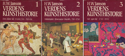 Verdens kinsthistorie. Bind 1-3.