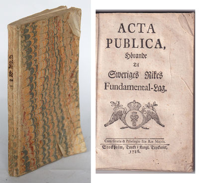 Acta publica, hörande til Sweriges rikes…