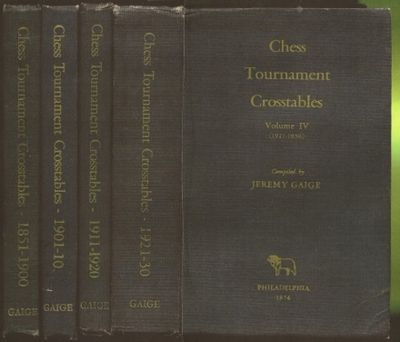Chess Tournament Crosstables: