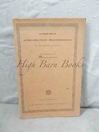 image of Ausgewahlte Althochdeutsch Sprachdenkmaler