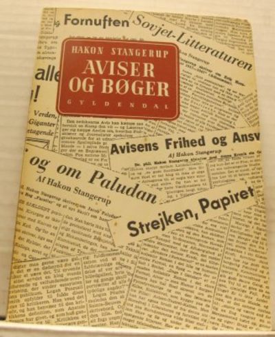 Aviser og bøger.