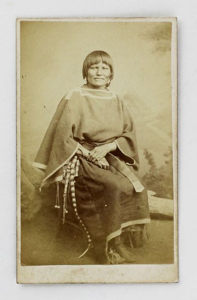 [Carte-de-Visite of a Comanche Woman]
