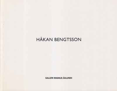 Håkan Bengtsson. [Förord av Gertrud Sandqvist].…