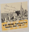Dear Anita, having a gay time, wish you were here. [postcard] Gay Pride / San Francisco, Sunday, June 26th, 1977