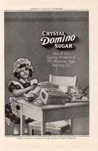 image of Original 1911 Illustrated Advertisement for Crystal Domino Sugar