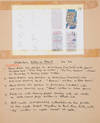 Notes in Hand. ORIGINAL PUBLISHER'S MAQUETTE.