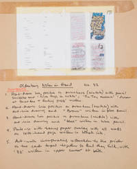 Notes in Hand. ORIGINAL PUBLISHER'S MAQUETTE.