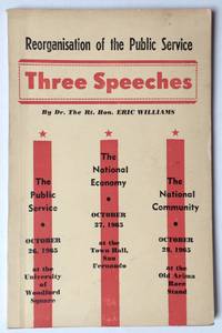 image of Reorganisation of the public service: Three speeches