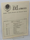 Matrices: Lesbian Feminist Resources and Research Network; Volume 10, Issue 2, Winter 1991