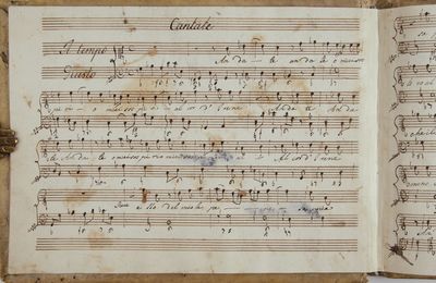 Cantate. [Cantatas for voice and basso continuo]. [Copyist manuscript]