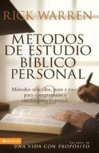 image of Metodos De Estudio Biblico Personal (Personal Bible Study Methods: 12 ways to study the Bible on your own) (Spanish Edition)