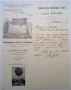 Autographed Letter Signed in French by the Ballooning Pioneer