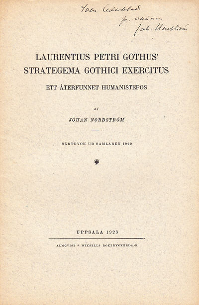Laurentius Petri Gothus' Strategema gothici…