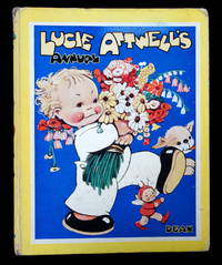 Lucie Attwell's Annual, yellow with child carrying flowers