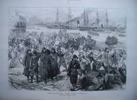 image of Turkish War Preparations: Landing Cavalry at Constantinople.