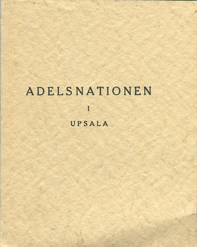 Matrikel över adelsnationen i Upsala.