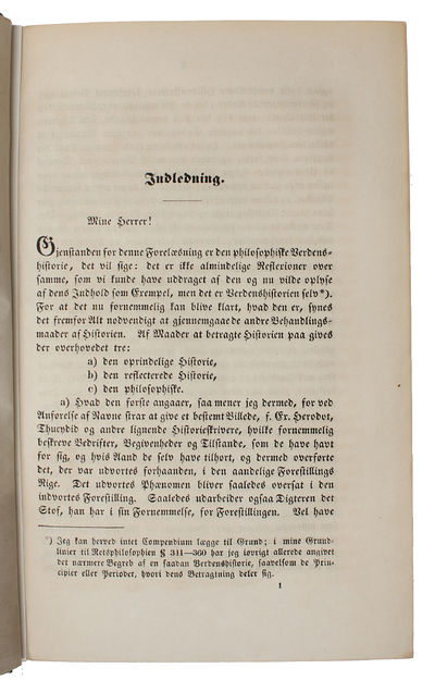 Forelæsninger over Historiens Philosophie. Udgivne af Dr. Eduard Gans. Andet Oplag besørget af Dr. Karl Hegel. Oversatte af S. Kattrup. - [THE MOST INFLUENTIAL DANISH HEGEL-TRANSLATION] (photo 4)