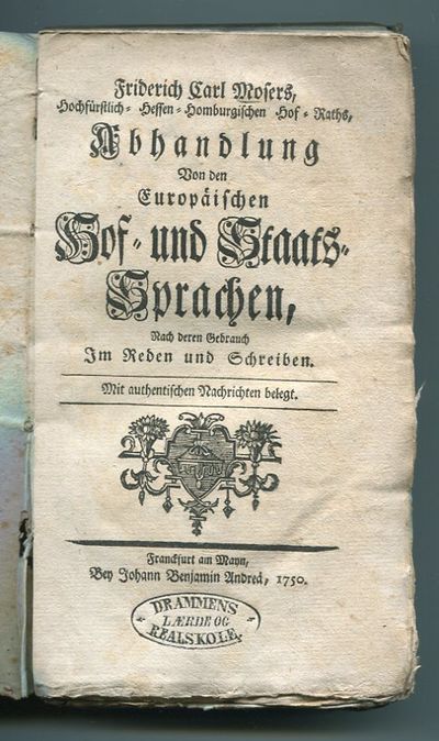 Abhandlung von den europäischen Hof- und…