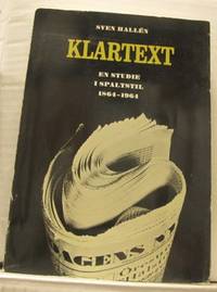Klartext. En studie i spaltstil. Dagens Nyheter…