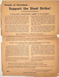 People of Cleveland - Support the steel strike [handbill]