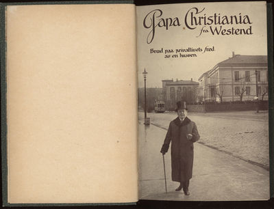 Papa Christiania fra Westend. Brud paa…