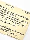 SONNET XIV [Handwritten Alternative Press Poetry Postcard]