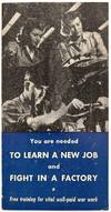 You Are Needed To Learn A New Job and Fight In A Factory - Seeking both Men AND Women