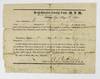 [Partially Printed Form, Completed in Manuscript, Attesting to the Loyalty of a Texas Cavalryman and Giving Him Permission to Return Home]