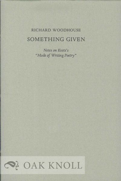 SOMETHING GIVEN